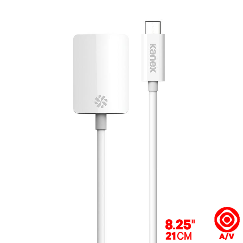 Kanex przejściówka z USB-C na HDMI 4K (21 cm) Kanex przejściówka z USB-C na HDMI 4K (21 cm)