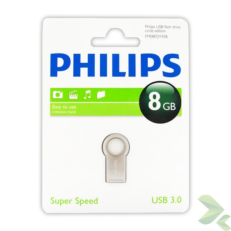 Philips Pendrive USB 3.0 8GB - Circle Edition Philips Pendrive USB 3.0 8GB - Circle Edition