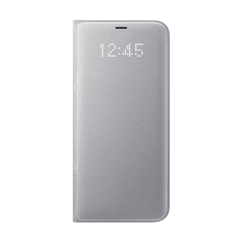 Samsung LED View Cover - Etui z klapką + kieszeń na kartę Samsung Galaxy S8+ (srebrny) Samsung LED View Cover - Etui z klapką + kieszeń na kartę Samsung Galaxy S8+ (srebrny)