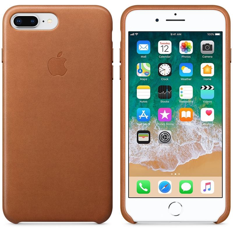 Apple Leather Case - Skórzane etui iPhone 8 Plus / 7 Plus (naturalny brąz) Apple Leather Case - Skórzane etui iPhone 8 Plus / 7 Plus (naturalny brąz)