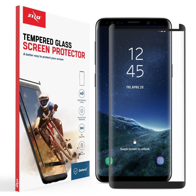 Zizo Full Edge to Edge - Szkło ochronne 9H na cały ekran Samsung Galaxy S9 (czarna ramka) Zizo Full Edge to Edge - Szkło ochronne 9H na cały ekran Samsung Galaxy S9 (czarna ramka)