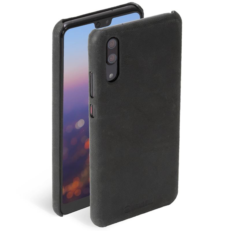 Krusell Sunne Cover - Skórzane etui Huawei P20 (Black) Krusell Sunne Cover - Skórzane etui Huawei P20 (Black)