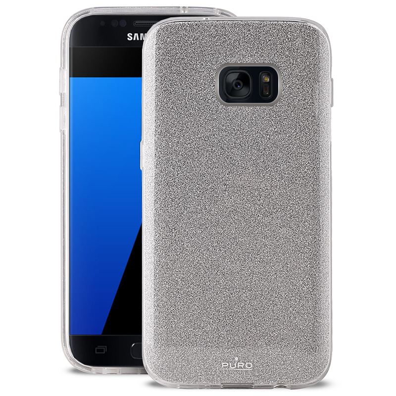 PURO Glitter Shine Cover - Etui Samsung Galaxy S7 (Silver) PURO Glitter Shine Cover - Etui Samsung Galaxy S7 (Silver)