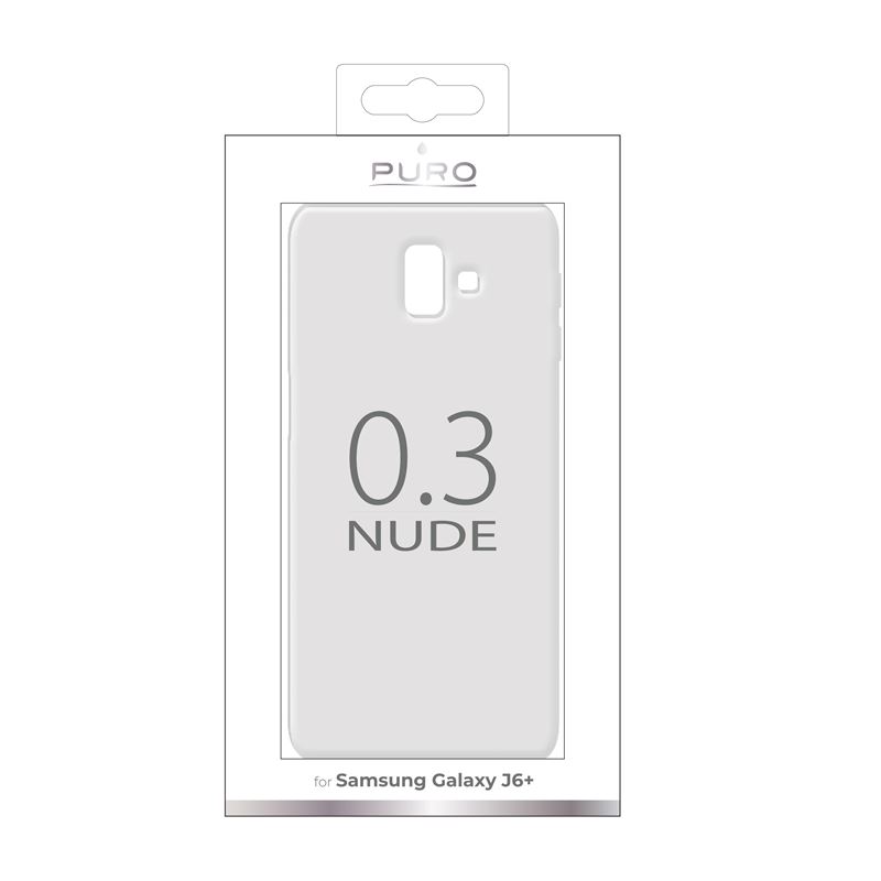 PURO 0.3 Nude - Etui Samsung Galaxy J6+ (przezroczysty)