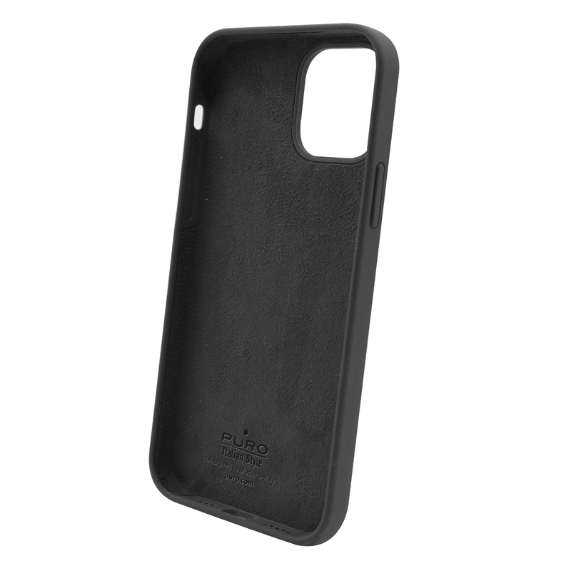 PURO ICON Cover - Etui iPhone 13 Pro z ochroną antybakteryjną (czarny)