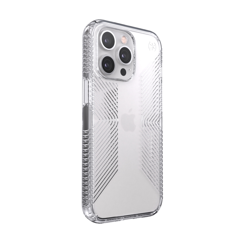 Speck Presidio Perfect-Clear with Grips - Etui iPhone 13 Pro z powłoką MICROBAN (Clear)