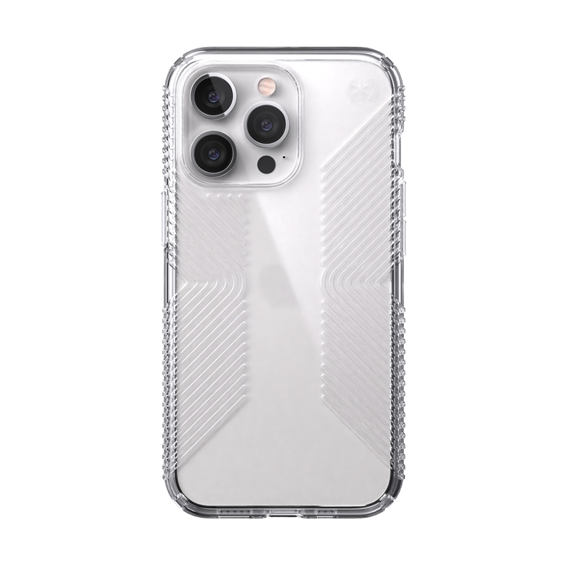 Speck Presidio Perfect-Clear with Grips - Etui iPhone 13 Pro z powłoką MICROBAN (Clear)