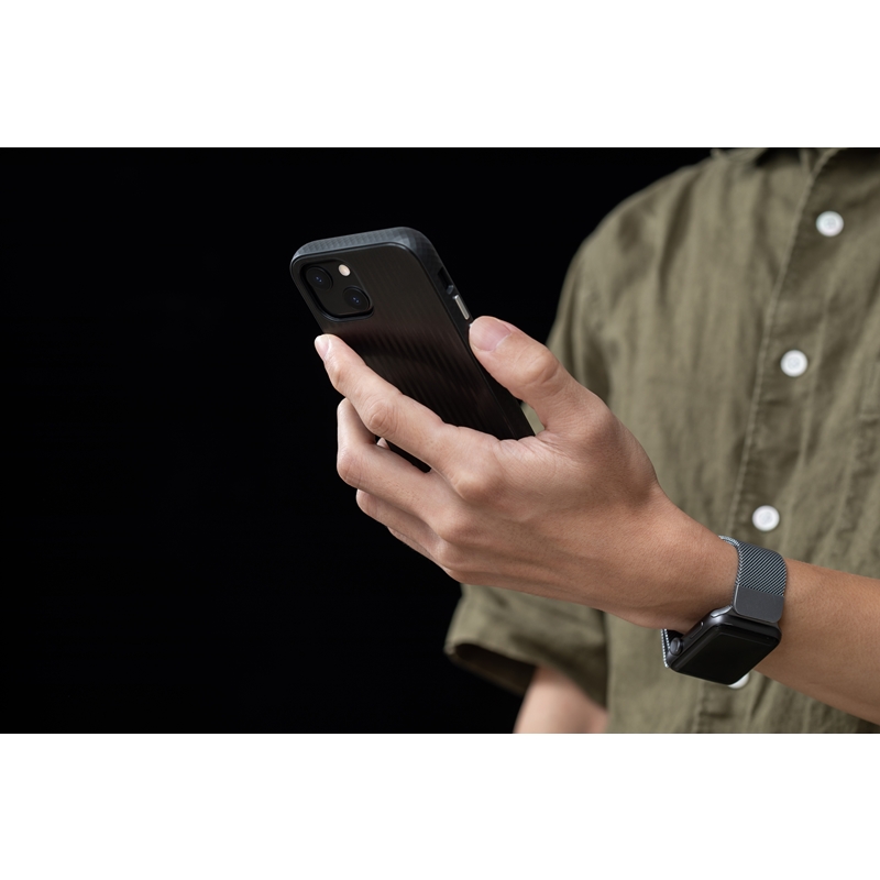 Moshi Arx Slim Hardshell Case - Etui iPhone 13 MagSafe (Mirage Black)