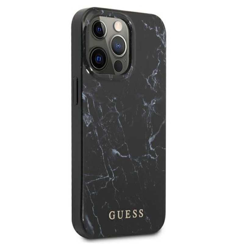Guess Marble - Etui iPhone 13 Pro (czarny)
