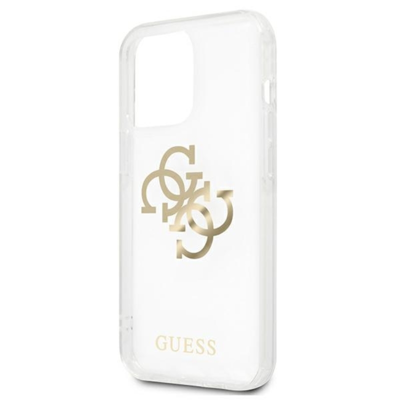 Guess 4G Big Logo Charm Gold- Etui iPhone 13 Pro (złoty charms)