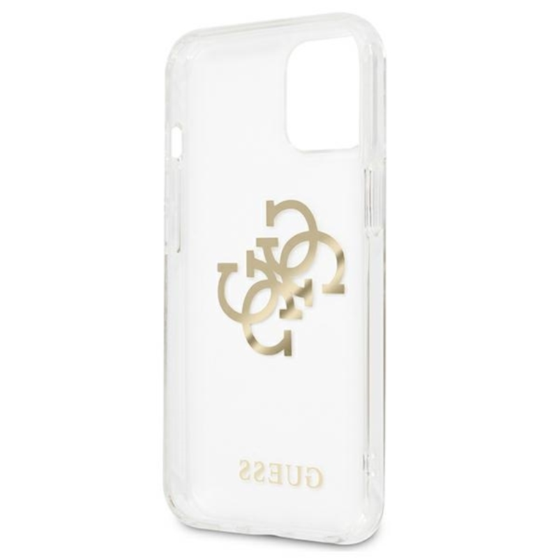 Guess 4G Big Logo Charm Gold- Etui iPhone 13 mini (złoty charms)