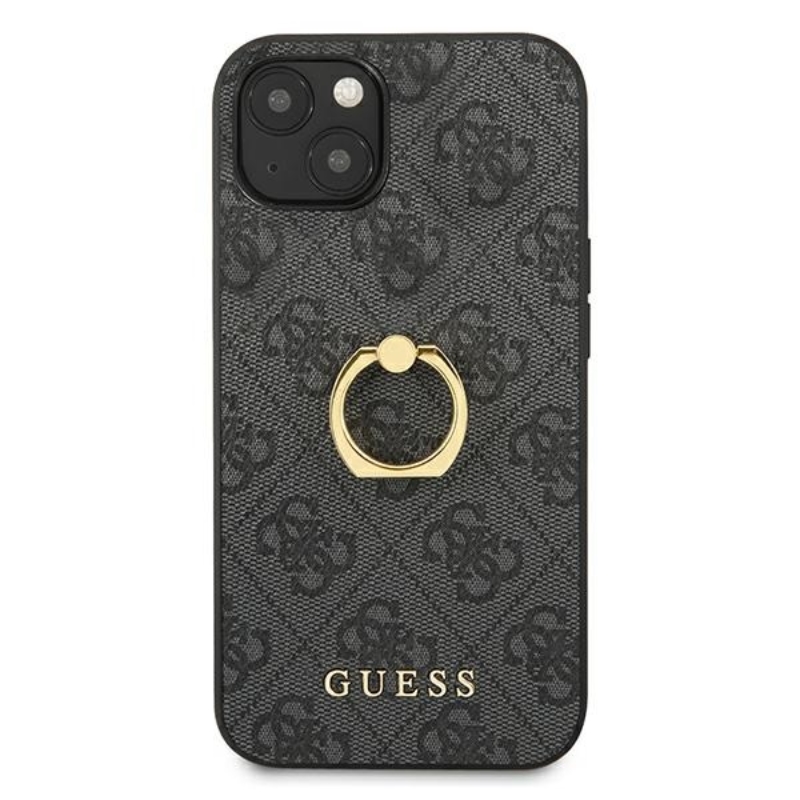 Guess 4G Ring Case - Etui iPhone 13 mini (szary)