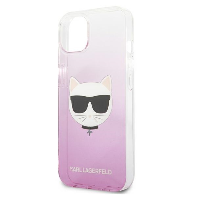 Karl Lagerfeld Choupette Head - Etui iPhone 13 Mini (różowy)