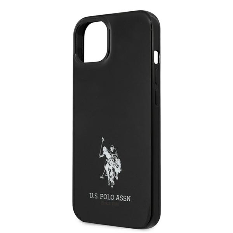 US Polo Assn Horses Logo - Etui iPhone 13 (czarny)