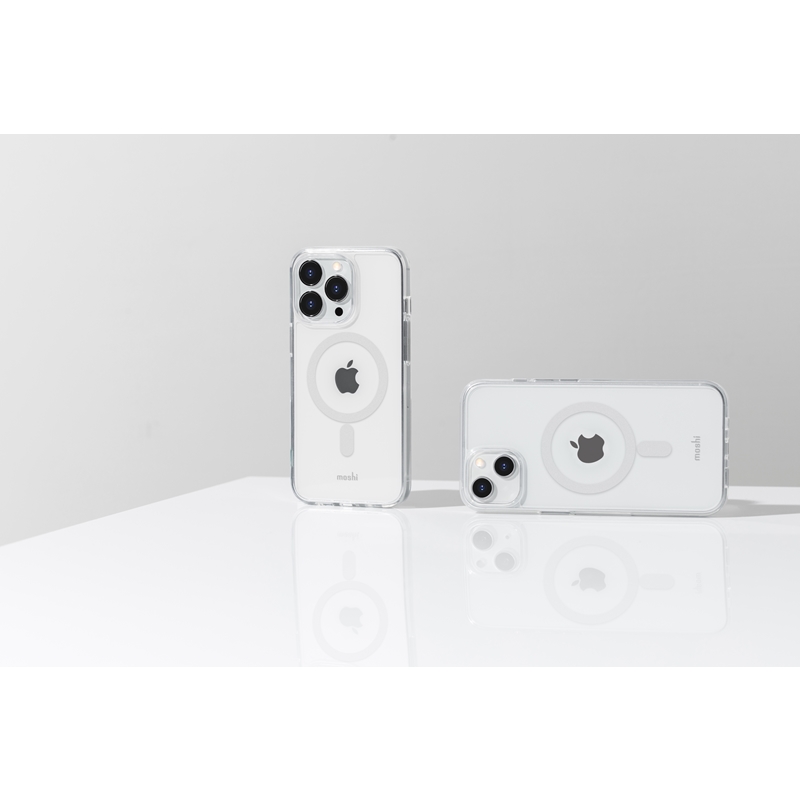 Moshi Arx Clear Slim Hardshell Case - Etui iPhone 13 MagSafe (Crystal Clear)