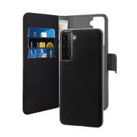 PURO Wallet Detachable - Etui 2w1 Samsung Galaxy S21 FE (czarny)