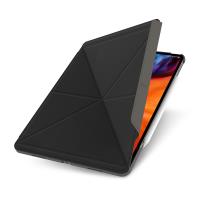 Moshi VersaCover - Etui origami iPad Pro 12.9" (2022 / 2021) z ładowaniem Apple Pencil (Charcoal Black)
