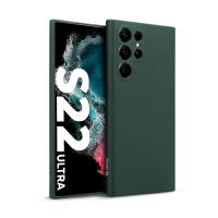 Crong Color Cover - Etui Samsung Galaxy S22 Ultra (zielony)