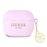 Guess 4G Charms Silicone Case  - Etui AirPods 3 (Purple)