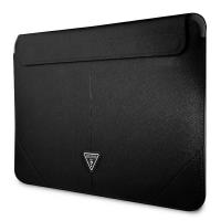 Guess Saffiano Triangle Logo Sleevee - Etui na notebooka 16" (czarny)