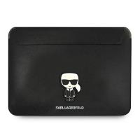 Karl Lagerfeld Saffiano Ikonik Sleeve- Etui na notebook 16" (Czarny)