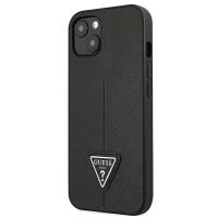 Guess Saffiano Triangle Logo Case – Etui iPhone 13 (czarny)