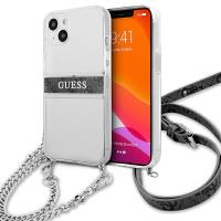 Guess 4G Silver Stripe Crossbody - Etui iPhone 13 mini
