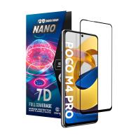 Crong 7D Nano Flexible Glass - Niepękające szkło hybrydowe 9H na cały ekran POCO M4 Pro 5G