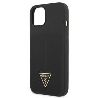 Guess Silicone Triangle Logo - Etui iPhone 13 Mini (czarny)