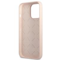 Guess Silicone Triangle Logo - Etui iPhone 13 Pro Max (różowy)