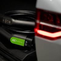 Green Cell - Kabel GC EV Type 2 11kW 7m do ładowania Tesla Model 3 / S / X, Leaf, ZOE, i3, ID.3, I-Pace, E-Tron, Kona, Ioniq
