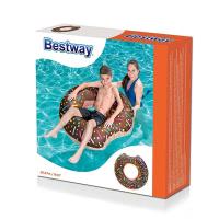Bestway - Koło do pływania w kształcie pączka / Donut (czekolada)
