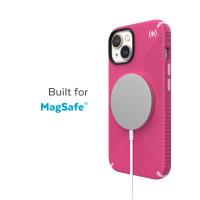Speck Presidio2 Grip MagSafe - Antypoślizgowe etui iPhone 14 Plus (Digitalpink / Blossompink / White)