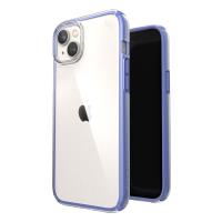 Speck Presidio Perfect-Clear with Impact Geometry - Etui iPhone 15 Plus / 14 Plus z powłoką MICROBAN (Clear / Grounded Purple)