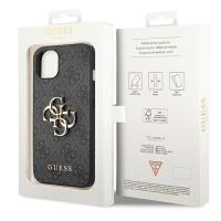 Guess 4G Big Metal Logo - Etui iPhone 14 Plus (szary)