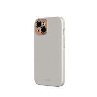 Moshi Napa Slim MagSafe - Skórzane etui iPhone 14 (Serene Gray)