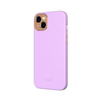Moshi Napa Slim MagSafe - Skórzane etui iPhone 14 Plus (Lavender Purple)