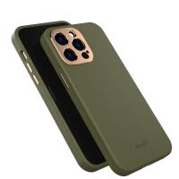 Moshi Napa Slim MagSafe - Skórzane etui iPhone 14 Pro Max (Juniper Green)