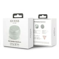 Guess Mini Bluetooth Speaker 3W 4H – Głośnik Bluetooth 5.0 (srebrny)