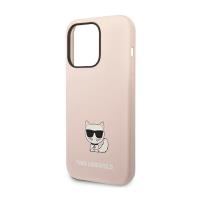 Karl Lagerfeld Choupette Body - Etui iPhone 14 Pro (jasnoróżowy)