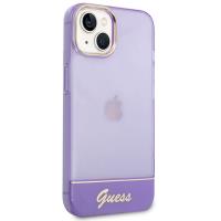 Guess Translucent - Etui iPhone 14 Plus (fioletowy)