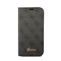 Guess 4G Metal Camera Outline Booktype Case - Etui iPhone 14 Pro Max (czarny)