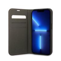 Guess 4G Metal Camera Outline Booktype Case - Etui iPhone 14 Pro Max (brązowy)