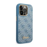 Guess 4G Metal Camera Outline Case – Etui iPhone 14 Pro Max (niebieski)