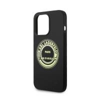 Karl Lagerfeld Silicone RSG - Etui iPhone 14 Pro Max (czarny)