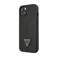 Guess Saffiano Triangle Logo Case – Etui iPhone 14 (czarny)