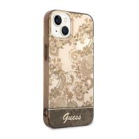 Guess Porcelain Collection - Etui iPhone 14 (ochre)