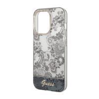 Guess Porcelain Collection - Etui iPhone 14 Pro Max (szary)