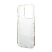 Guess Liquid Glitter Paisley - Etui iPhone 14 Pro (złoty)