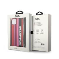 Karl Lagerfeld Color Stripes Strap - Etui iPhone 14 Plus (różowy)